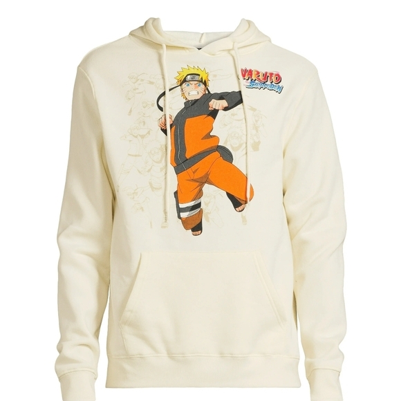 🆕️Naruto Shippuden Cream Anime Hoodie - Picture 2 of 5